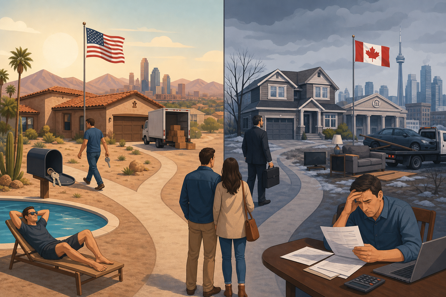 Why Walking Away From Your Mortgage Works in America but Destroys Canadians post image
