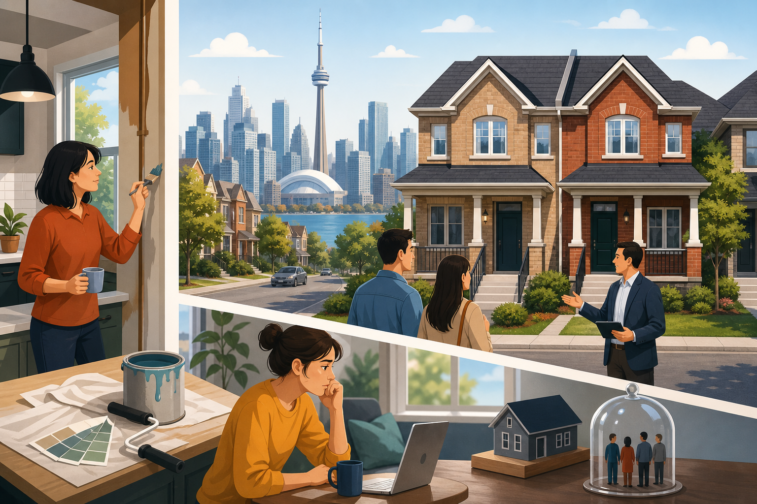 Semi-Detached Sales Drop 6% as Toronto Listings Tighten: What July's Numbers Mean for Buyers post image