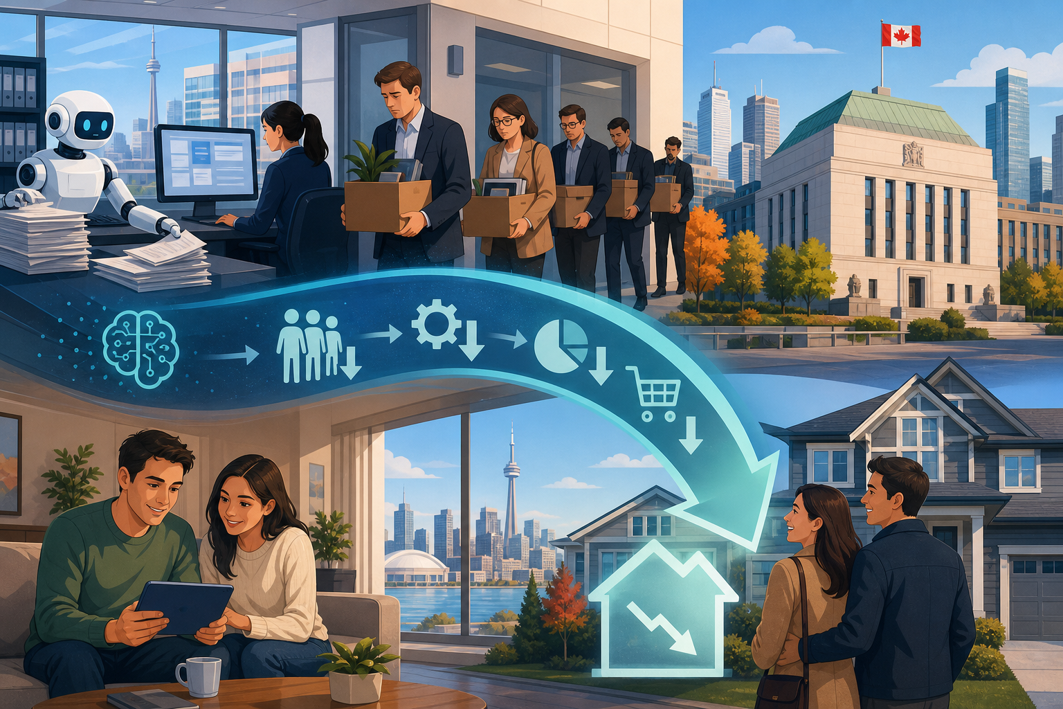 AI Disinflation Could Lower Mortgage Rates Through Job Losses, Not Economic Growth post image