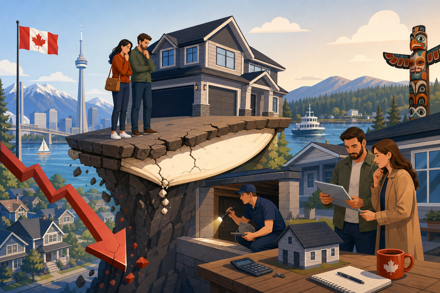 A 3.4% Price Drop Shows How Thin Canada's Housing Cushion Was post image