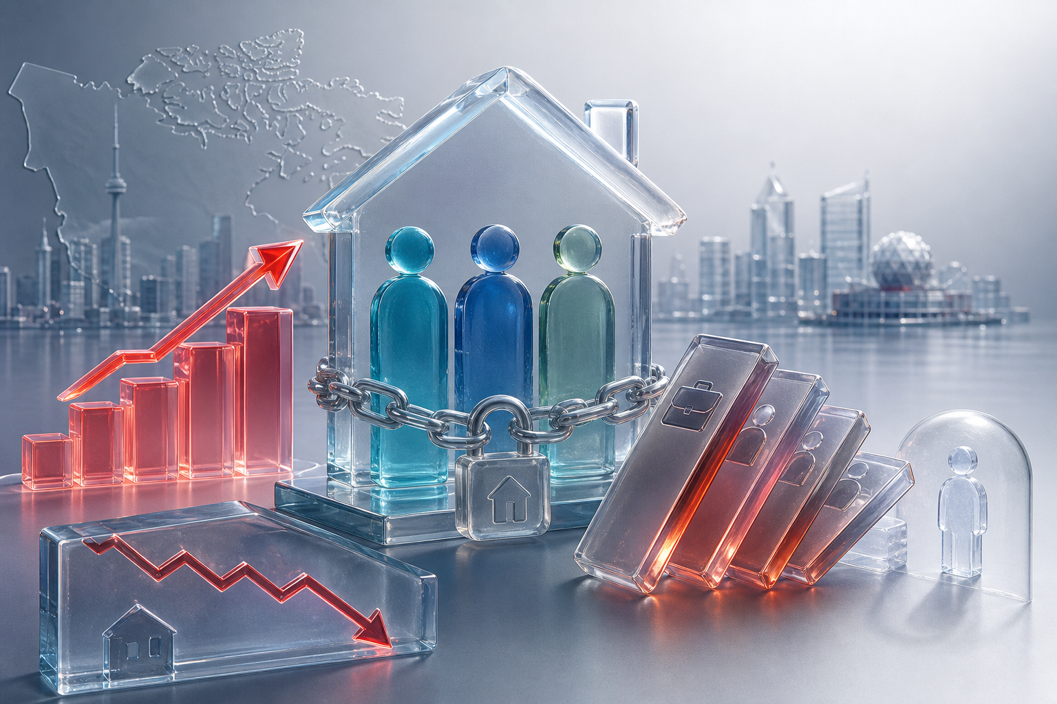 Ontario and B.C. mortgage delinquencies climb as joint borrowing masks what single buyers can't afford post image