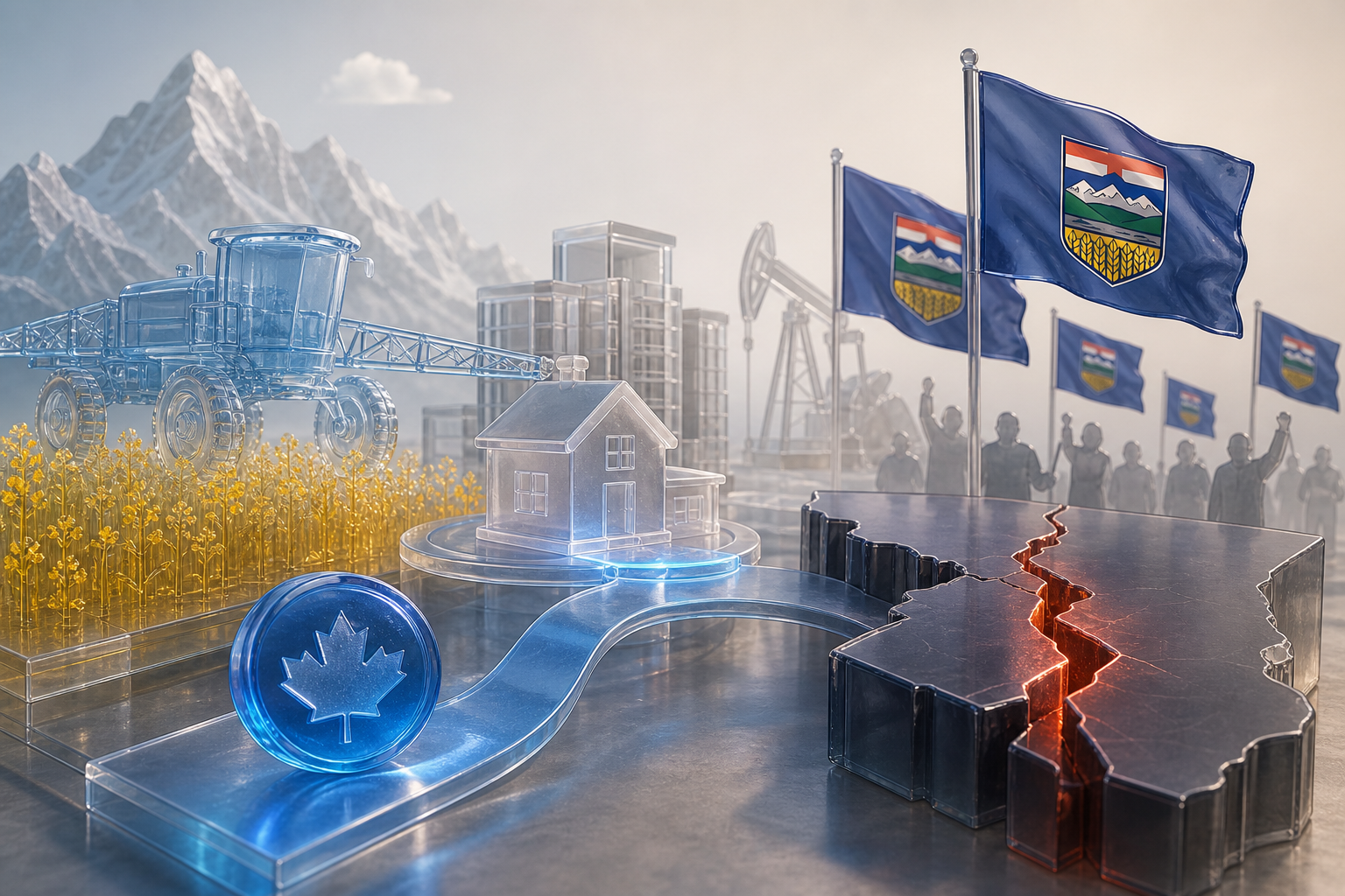 Carney's Alberta Housing Tour Met by Separatist Flags and Growing Regional Fracture post image