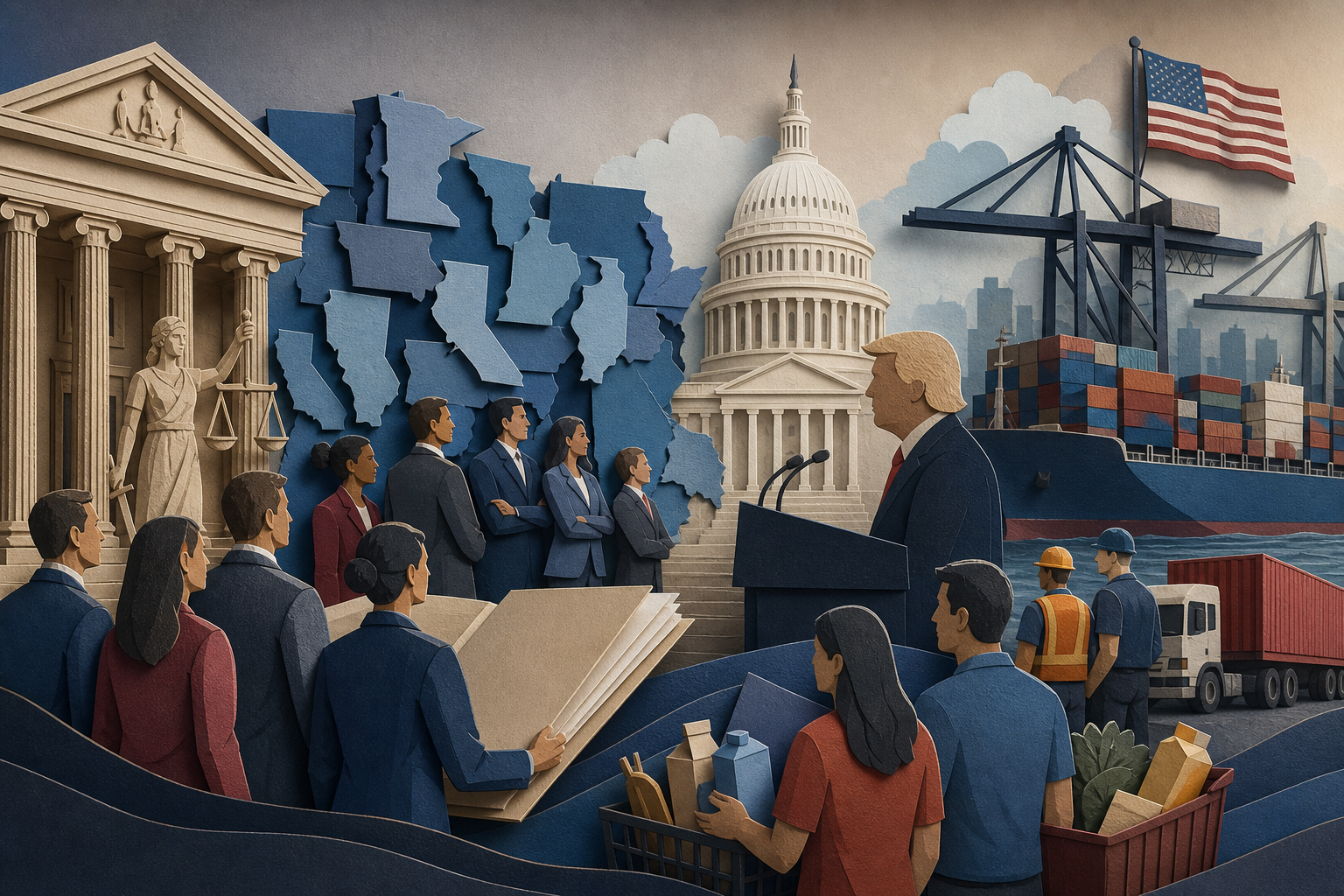 25 States Sue Trump Over Tariffs, Testing the Outer Limits of Executive Trade Power post image
