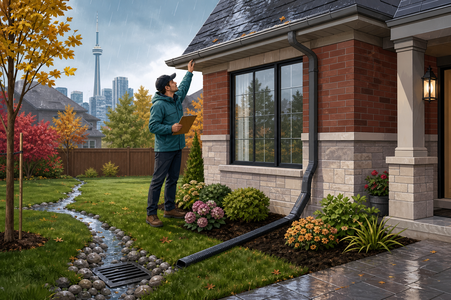 Where Will the Water Go? Wet Weather Checklist  to keep rain where it belongs – AWAY from the foundation. post image