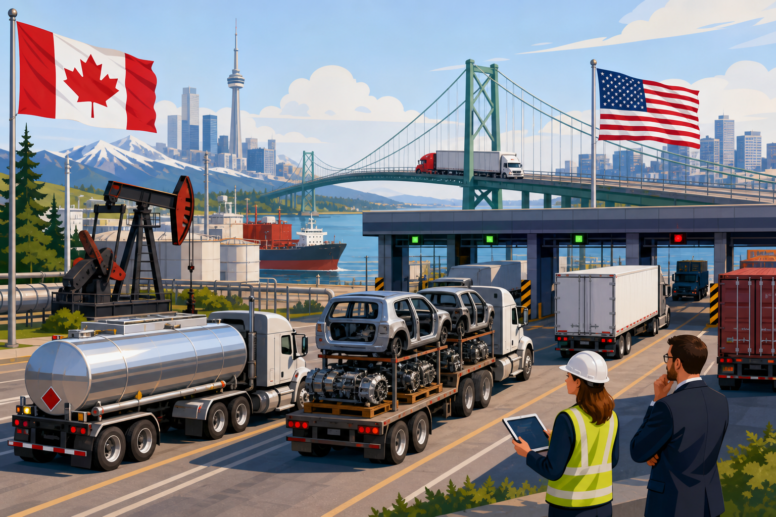 Canada-U.S. goods trade holds at C$3.6 billion daily as tariff threat reshapes cross-border exposure post image