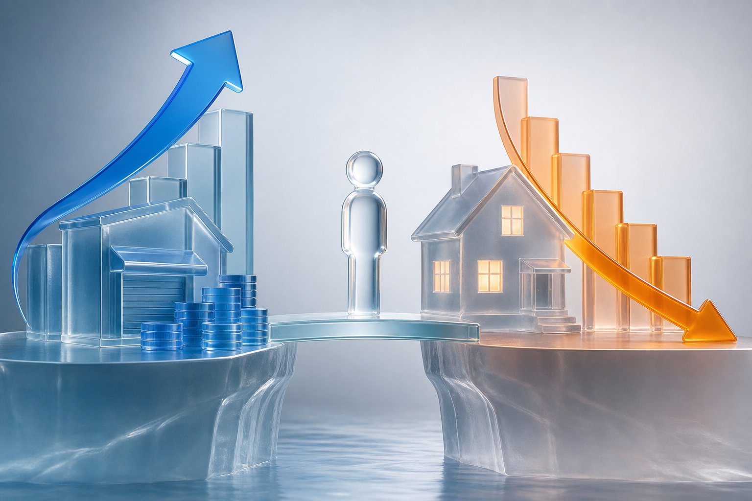 When Rates Rise, Self-Employed Borrowers Get Hit Twice: Your Business Line and Your Mortgage Move in Opposite Directions post image