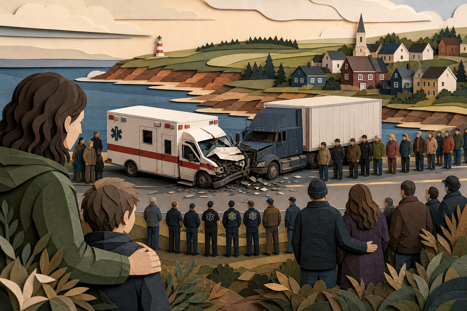 A paramedic dies responding to a call and an entire island stops to ask why