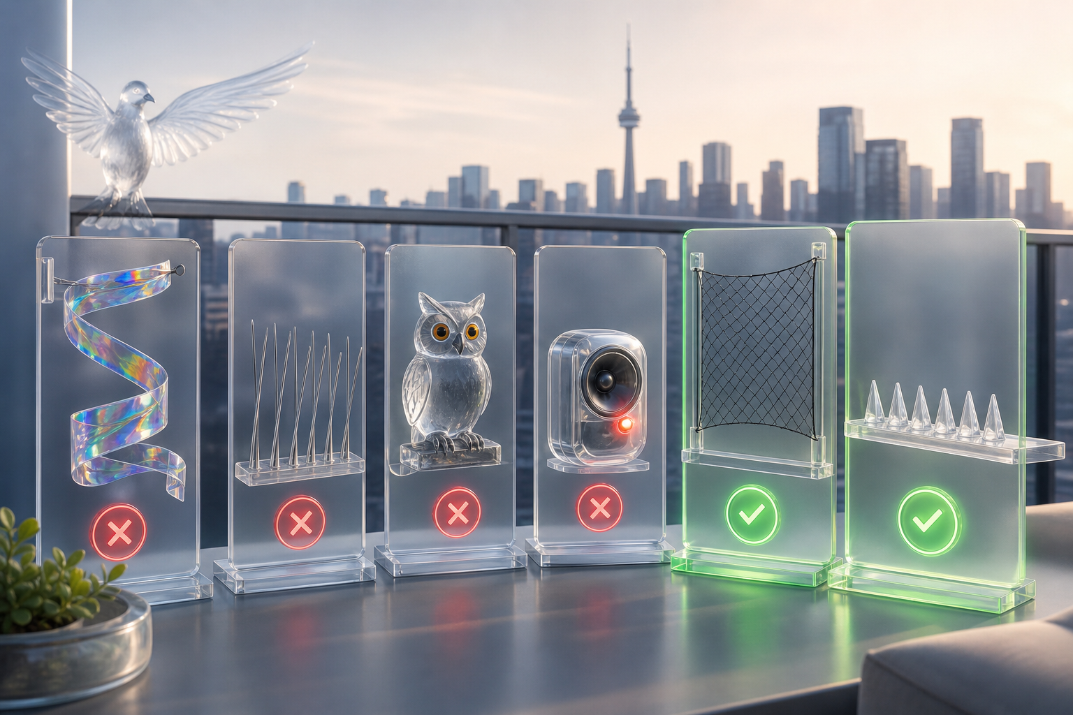 I Ranked Six Pigeon Deterrents for My Toronto Balcony and Only Two Actually Worked post image