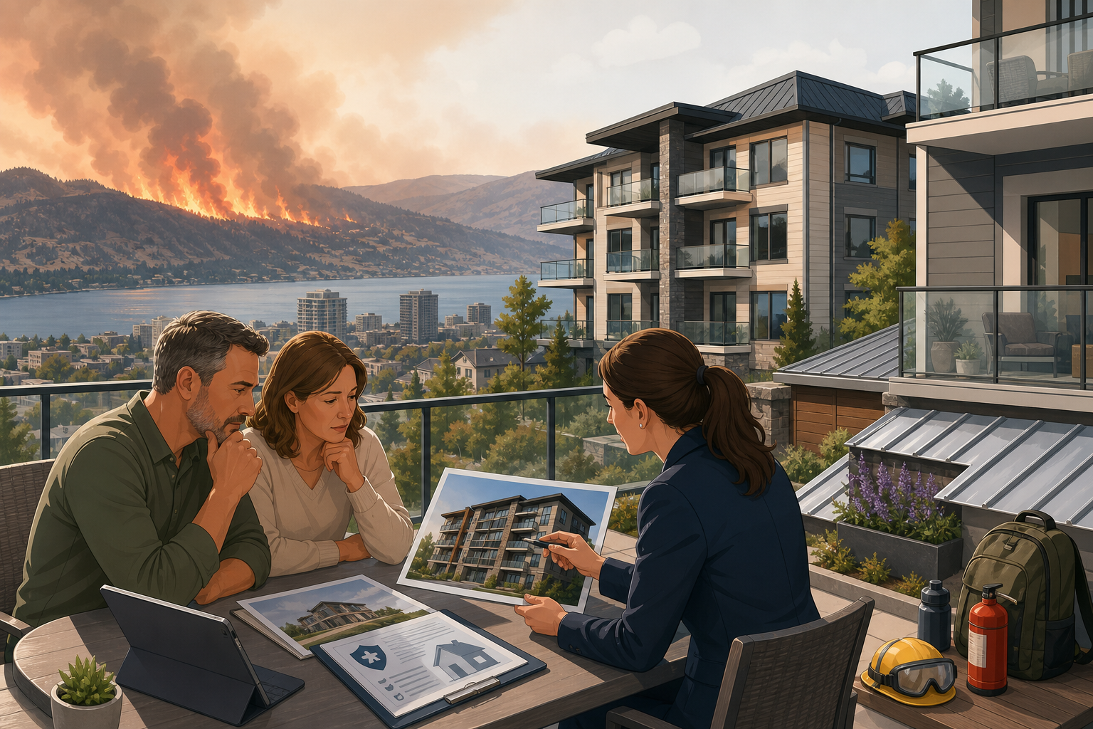 Kelowna Ranks First in Canada Wildfire Risk: What Condo Buyers Need to Check Before Closing post image