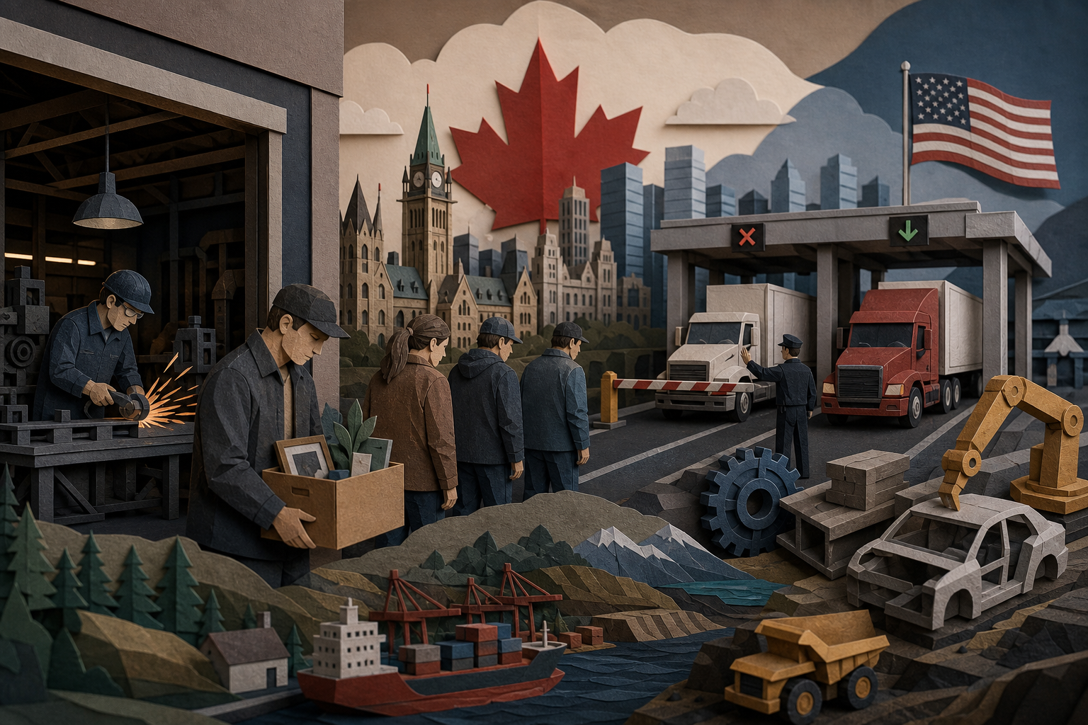 Canada faces up to 87,000 lost jobs and 0.3-0.6% GDP drop under new U.S. tariffs post image