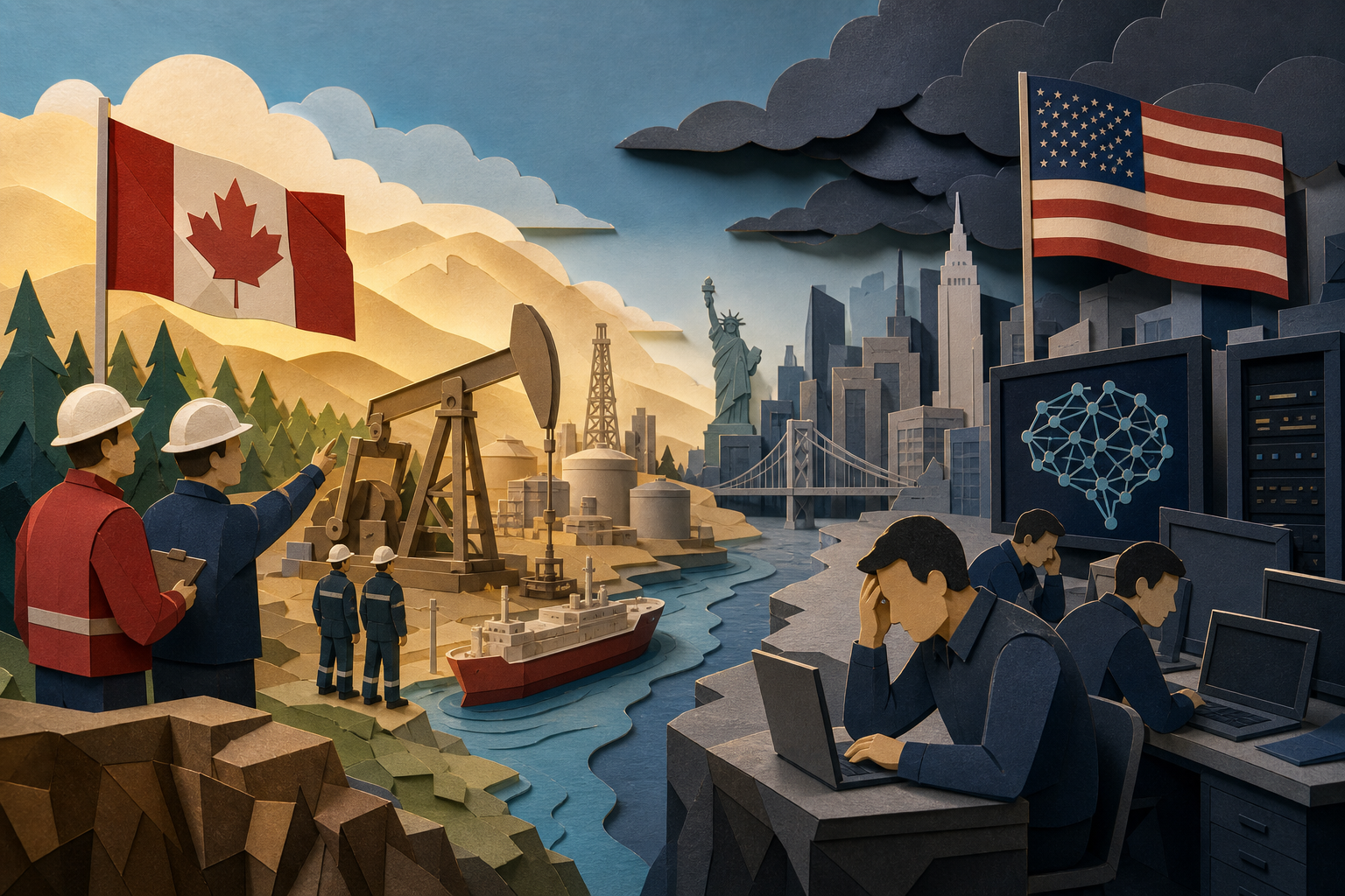 Canada's TSX rides oil higher while U.S. tech falters on AI doubts post image