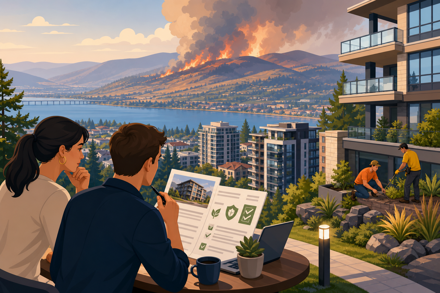 Kelowna Now Ranks First in Canada for Wildfire Risk: What Condo Buyers Need to Verify Before Closing post image