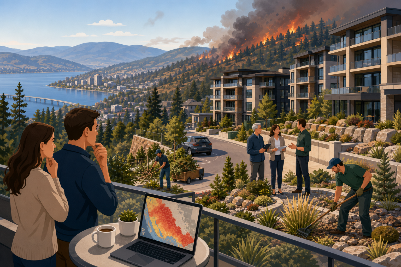 Kelowna Ranks First for Wildfire Risk in Canada: What Condo Buyers Need to Understand Before Closing post image