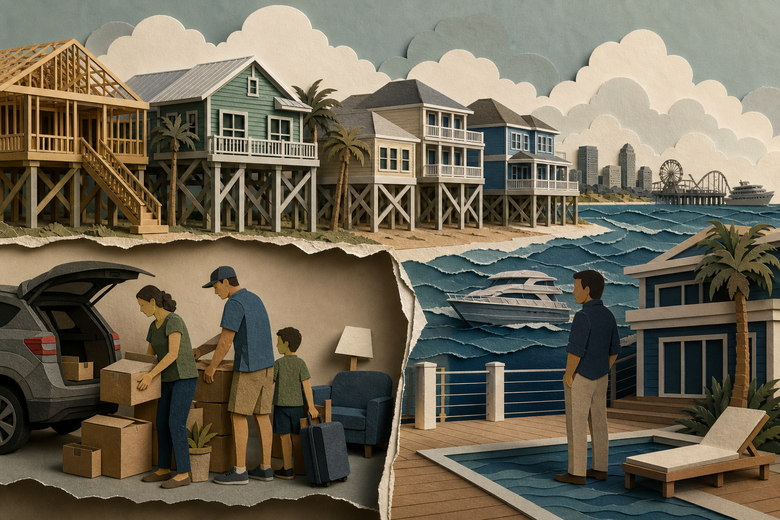 Four Texas Gulf Coast Towns Where Flood Insurance Now Outweighs the Water View post image