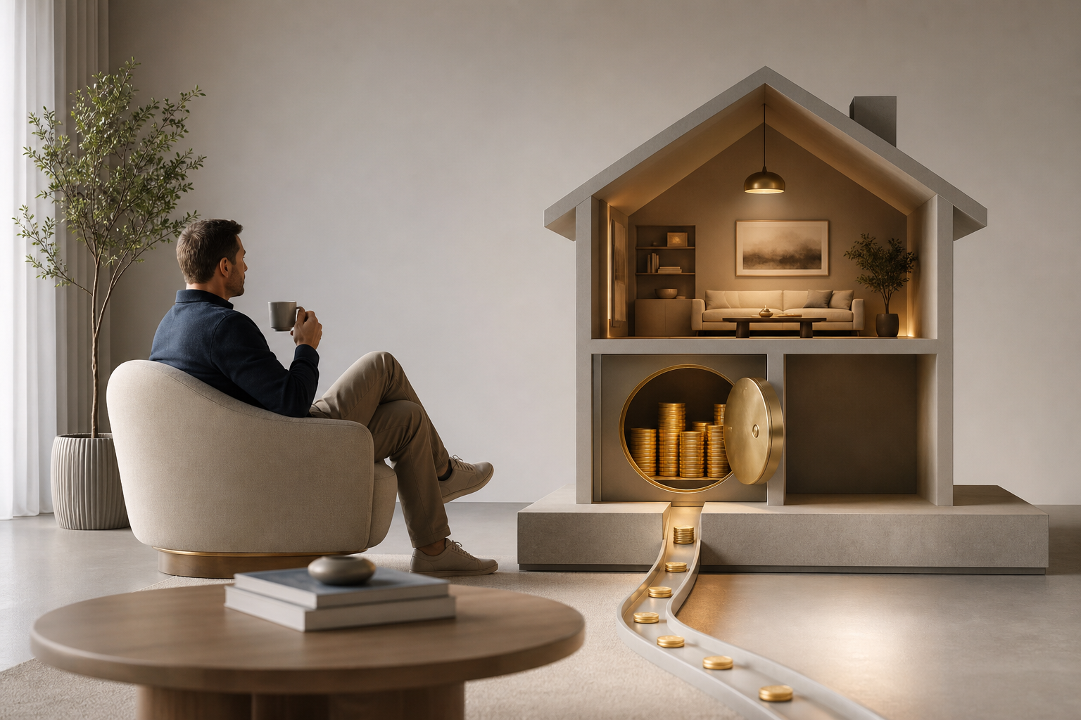 Your mortgage payment already creates investment capital, if the structure allows it post image
