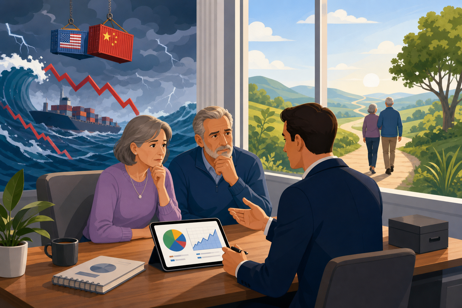 If You're Afraid the Trade War Will Crash Stocks, You've Already Failed Financial Planning post image