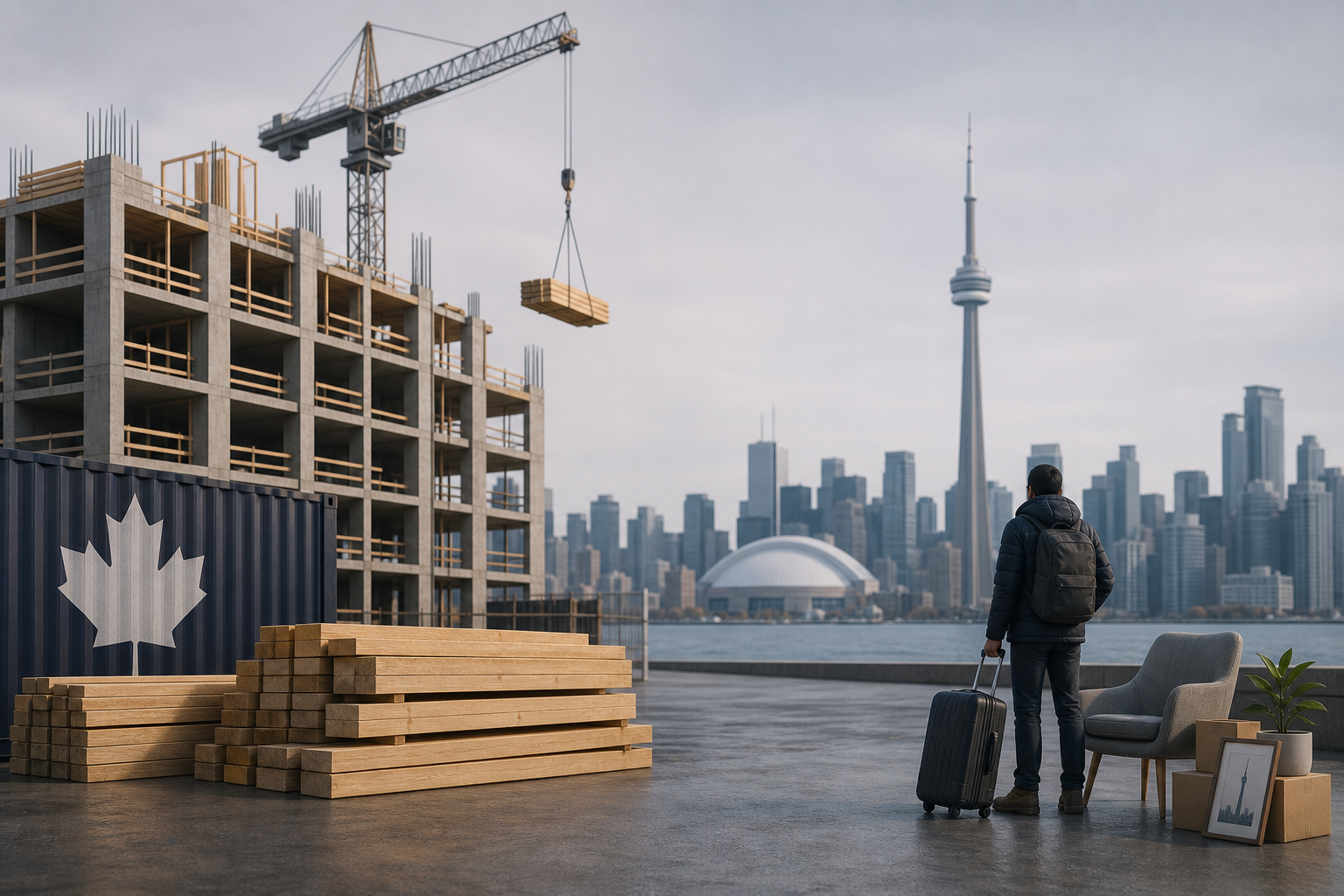 CMHC Cuts Housing Starts Forecast as Tariff Threat and Toronto's First Population Drop in Decades Collide post image