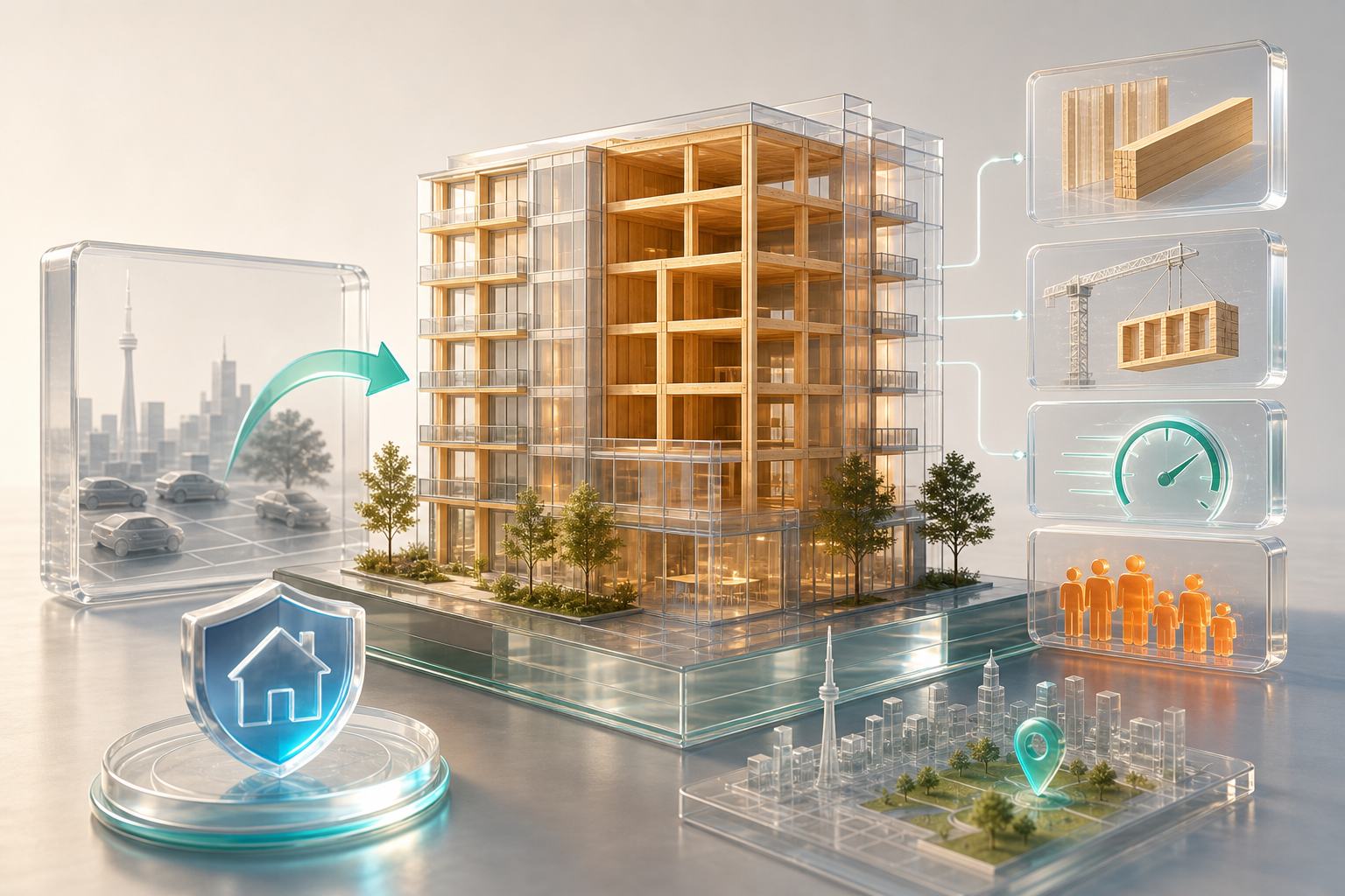 Trinity-Bellwoods Gets 74 Rent-Controlled Homes in a Mass-Timber Building That Actually Pencils post image