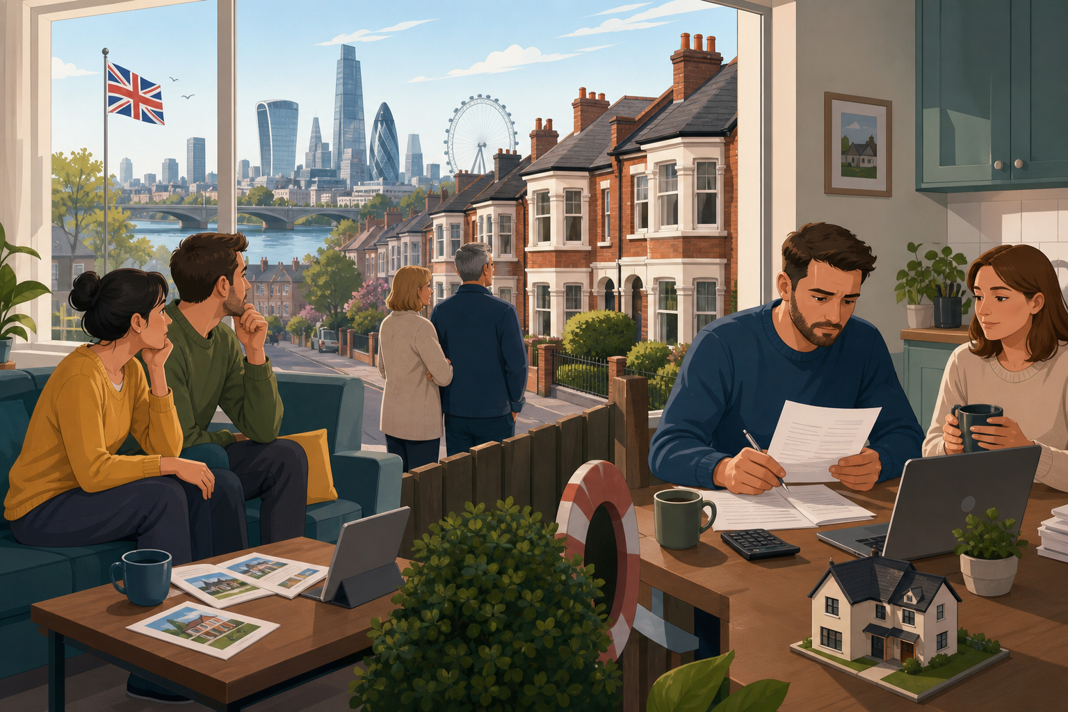UK Mortgage Approvals Fall to Two-Year Low as Rate-Lock Panic Subsides