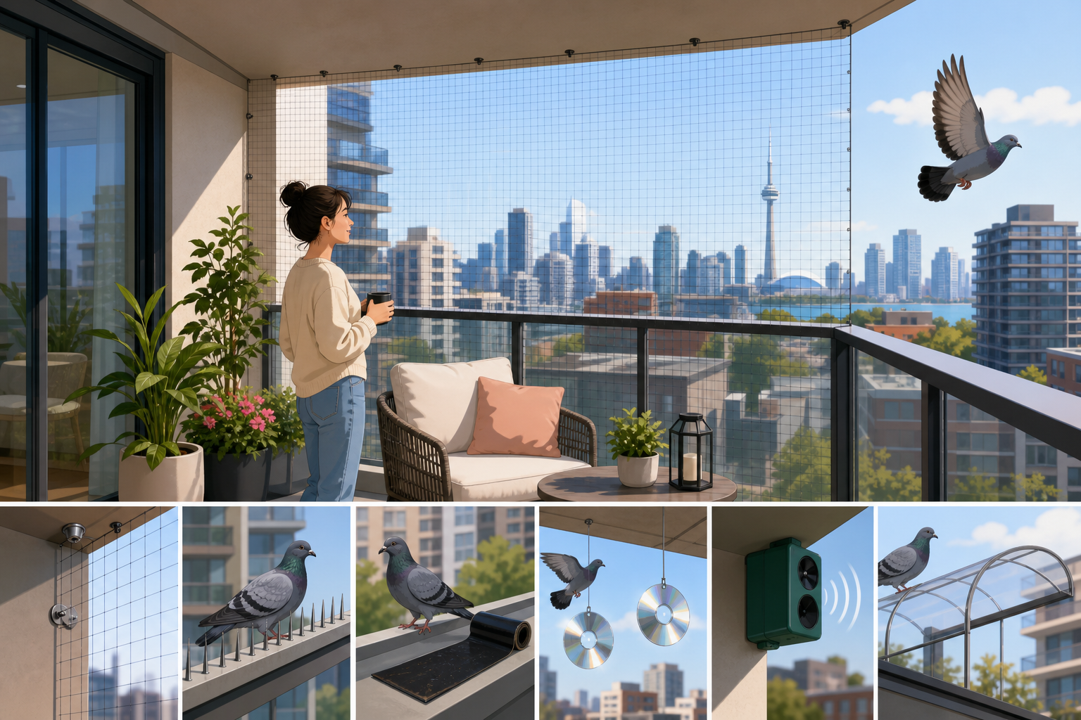 6 Pigeon Deterrents for Condo Balconies, Ranked by What Actually Works