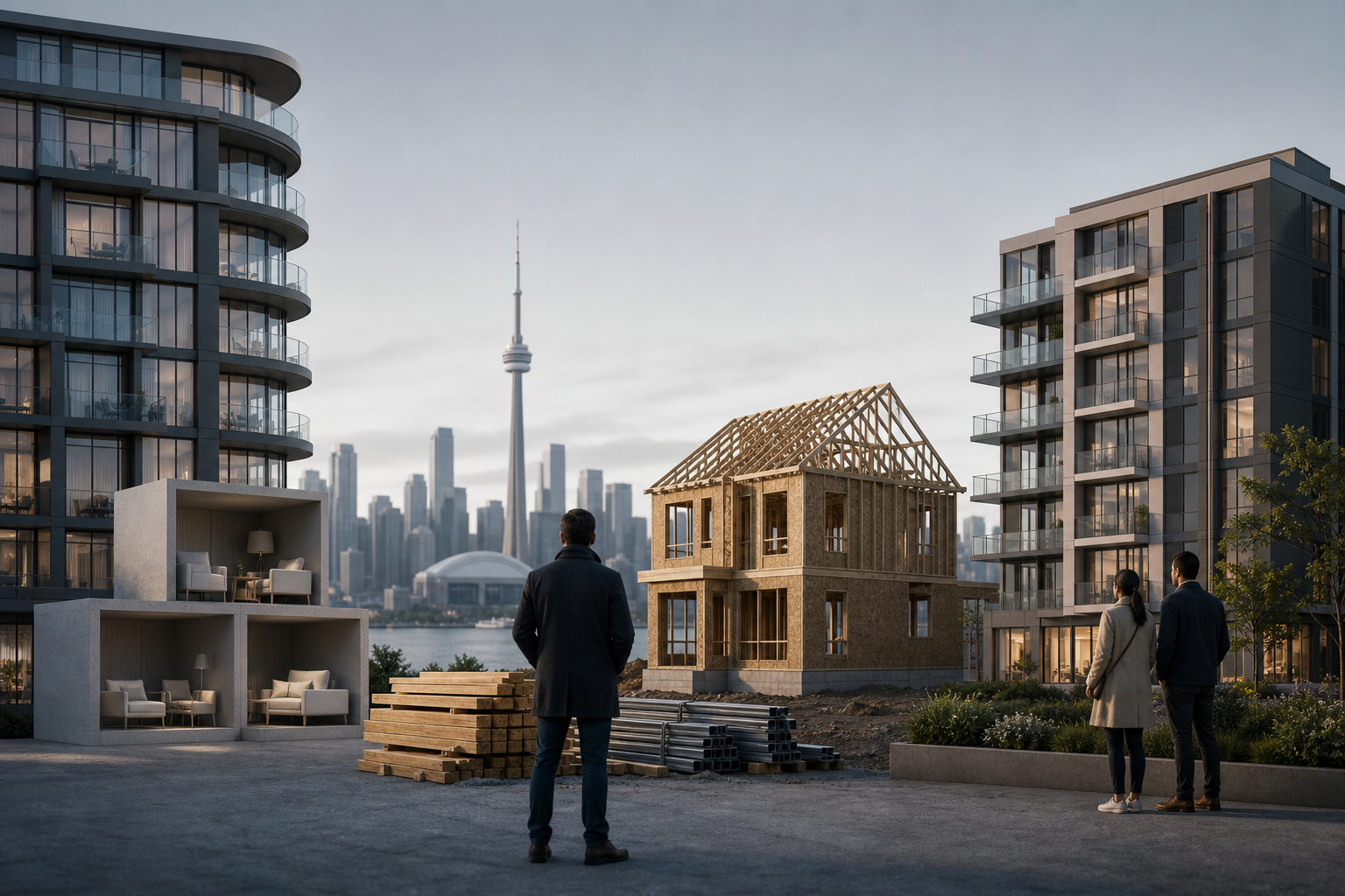 CMHC Expects Housing Starts to Drop 11% by 2027 as Trade Wars and Condo Glut Converge