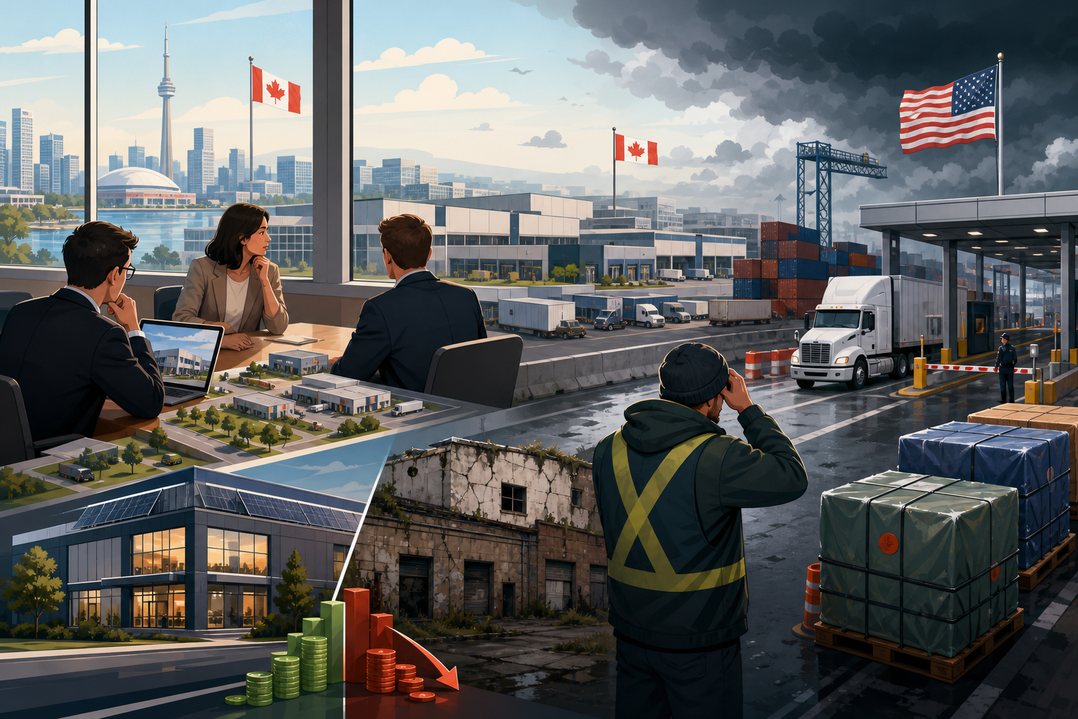 Canadian CRE Stabilization Reports Miss the Tariff Risk Already Reshaping Cross-Border Flows