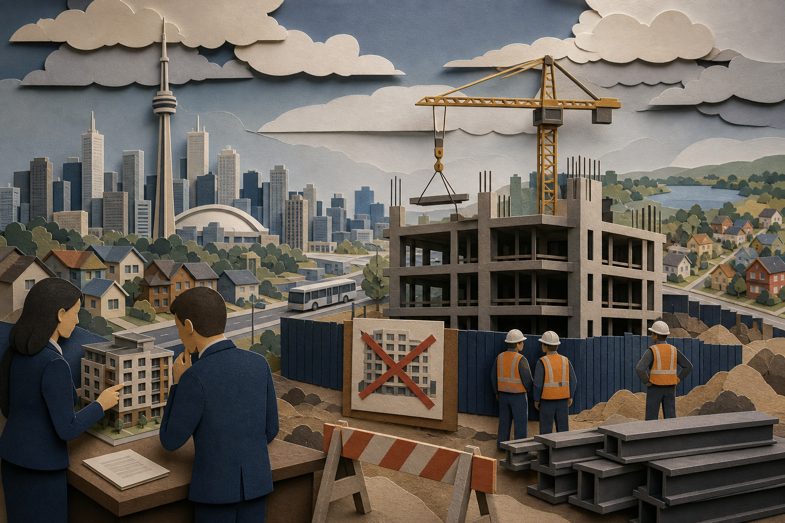 CMHC Cuts Its Housing Start Forecast as Tariff Uncertainty Hits Canadian Building Plans