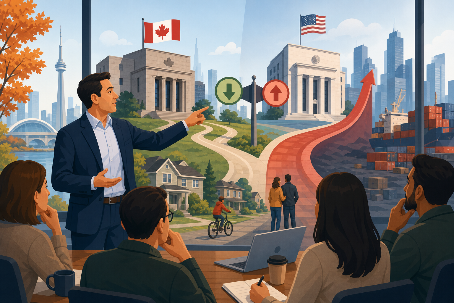 TD's deputy chief economist says markets are wrong about Bank of Canada mirroring the Fed post image
