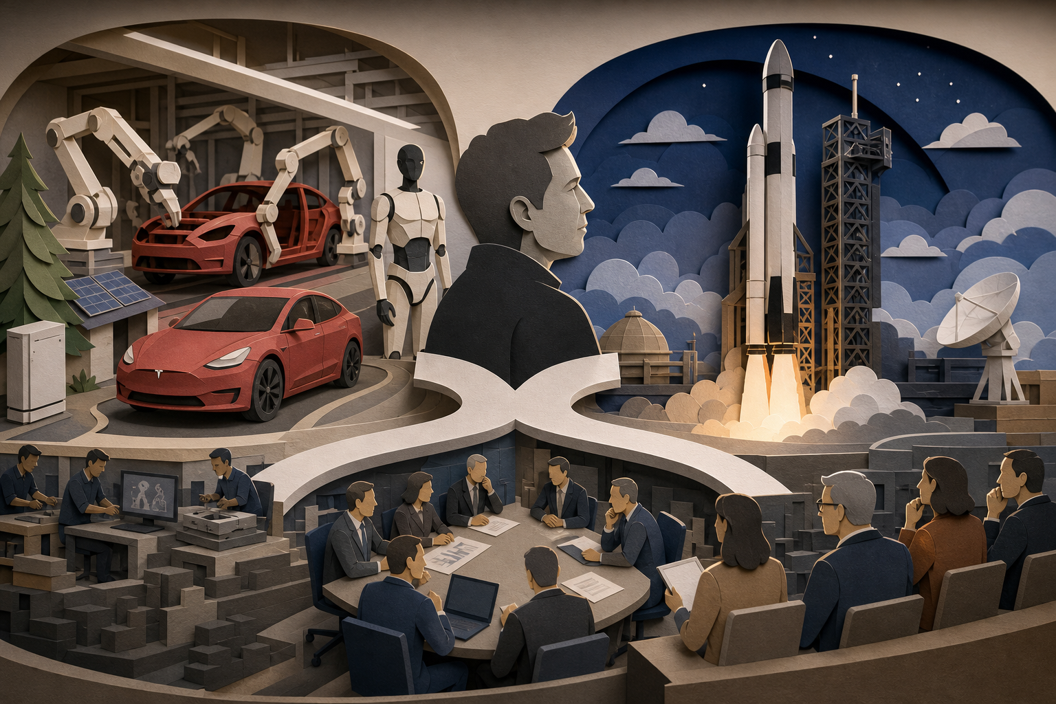 A Tesla and SpaceX Merger Solves Musk's Problems and Hands Shareholders His Risks post image