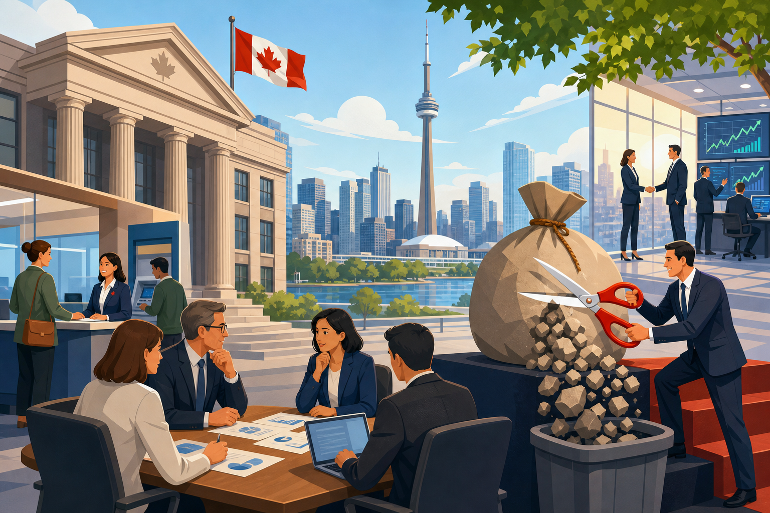 Canada's Big Six banks posted lower Q2 revenues but cut provisions faster than expected post image