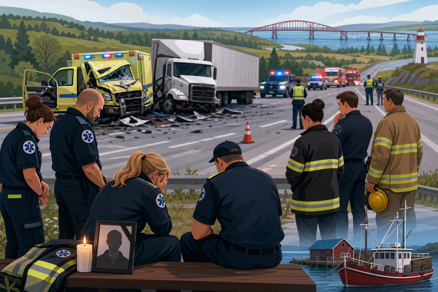 A paramedic dies answering the call, and P.E.I.'s first responders are left asking what comes next post image