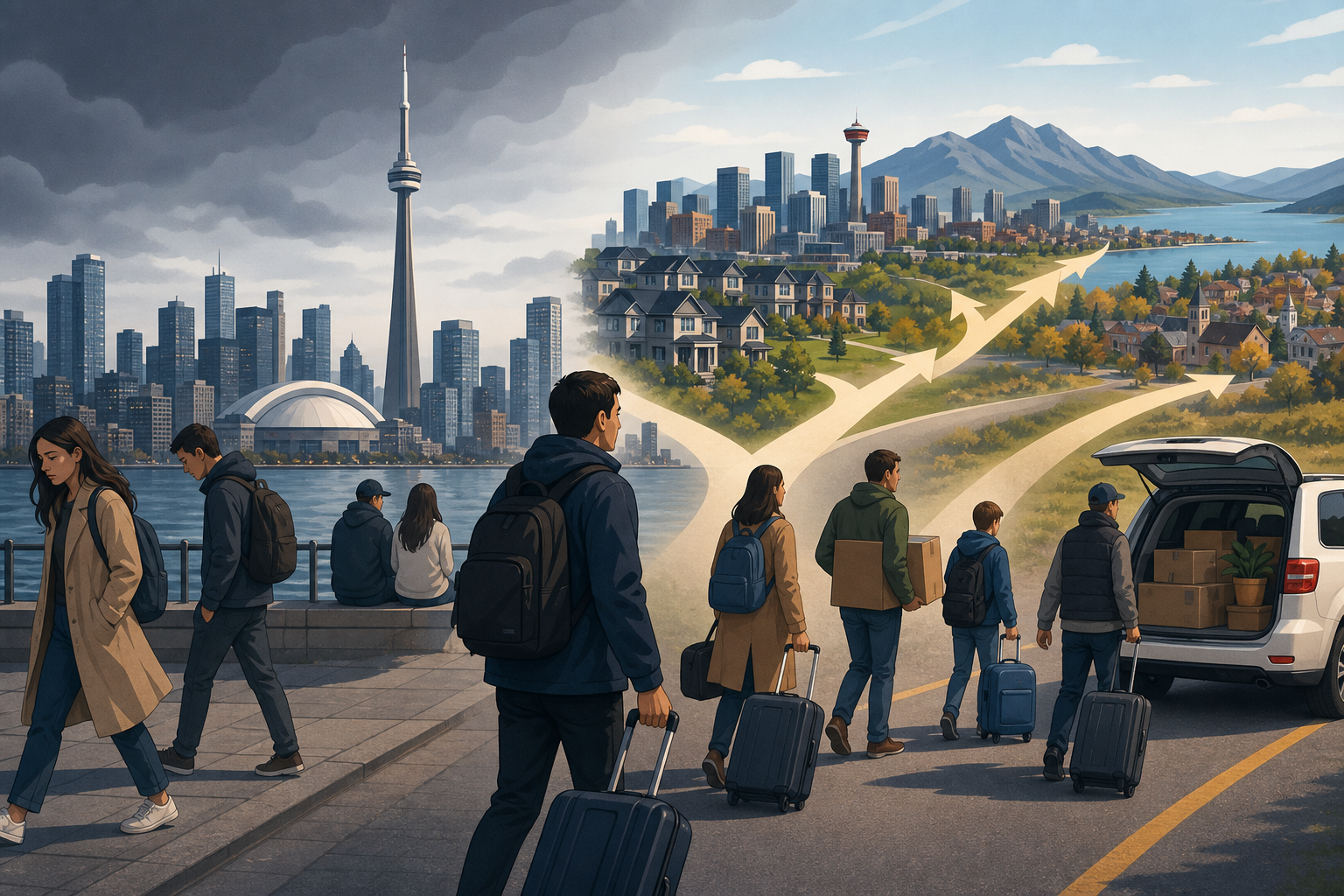 Toronto Dropped to 412th in Metro Growth as 2025 Migration Patterns Reversed a Decade of Gains