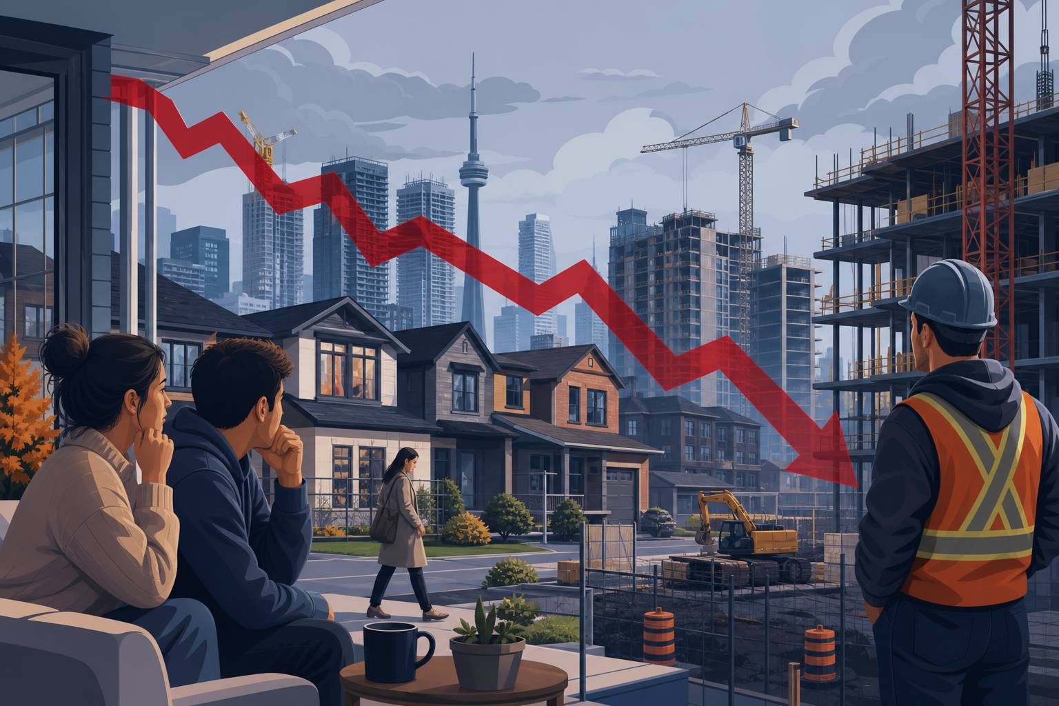CMHC Now Sees Home Price Declines Through 2026, Not Recovery post image