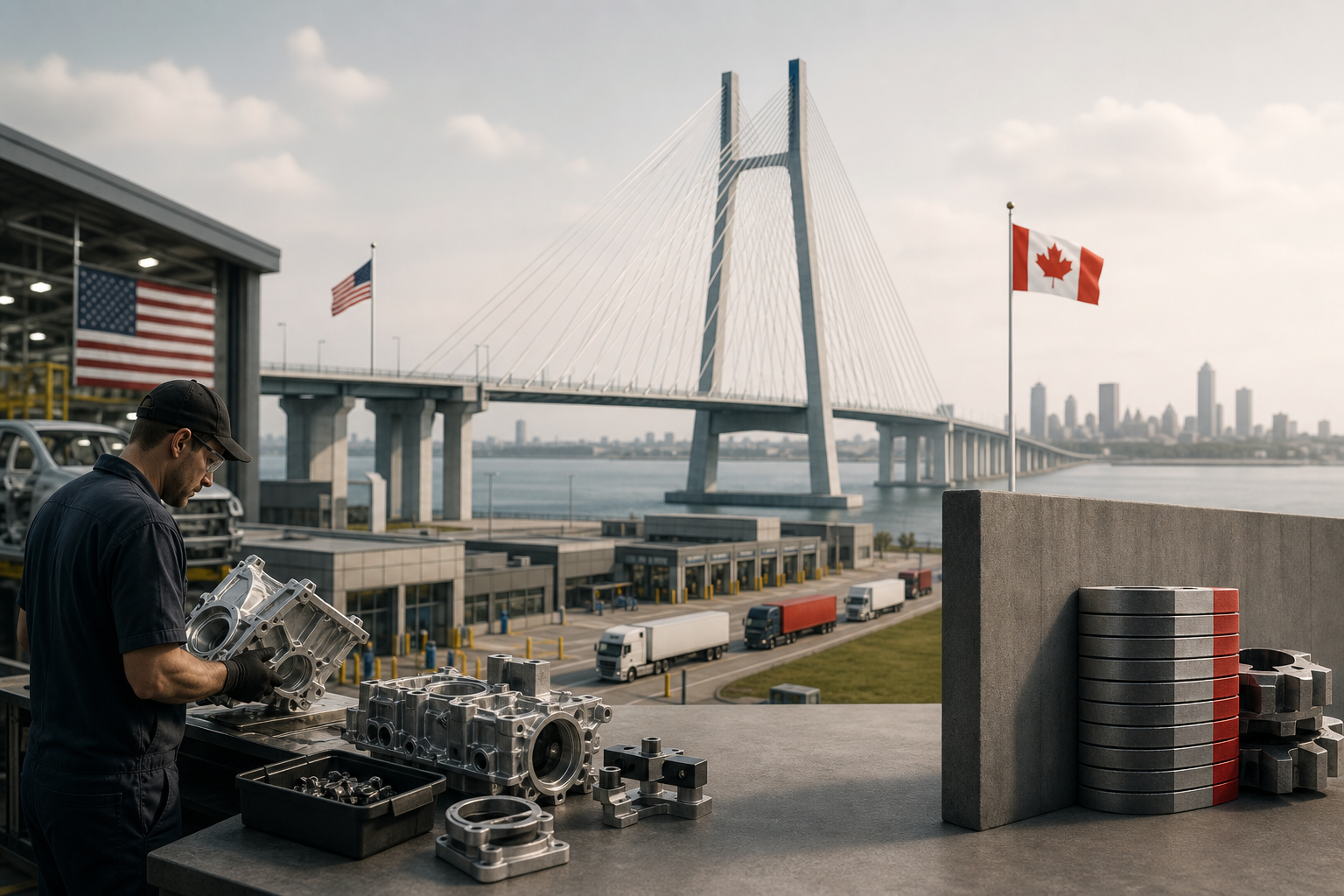 Trump Defends Tariffs in Michigan as Gordie Howe Bridge Opening Exposes Canada-US Friction post image