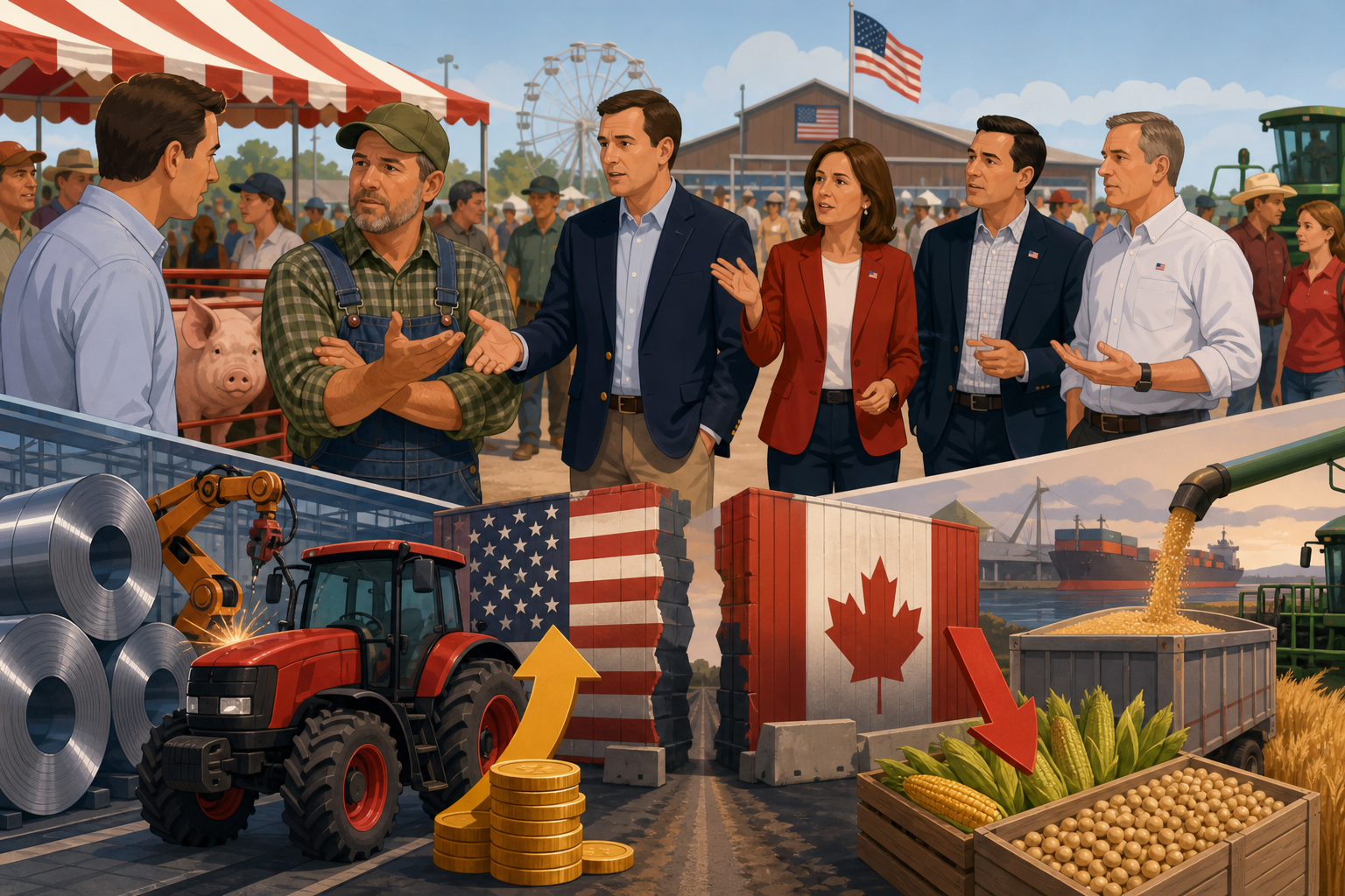 Iowa Voters Split on Trump's Canada Tariffs as GOP Contenders Navigate Trade Loyalty Test post image