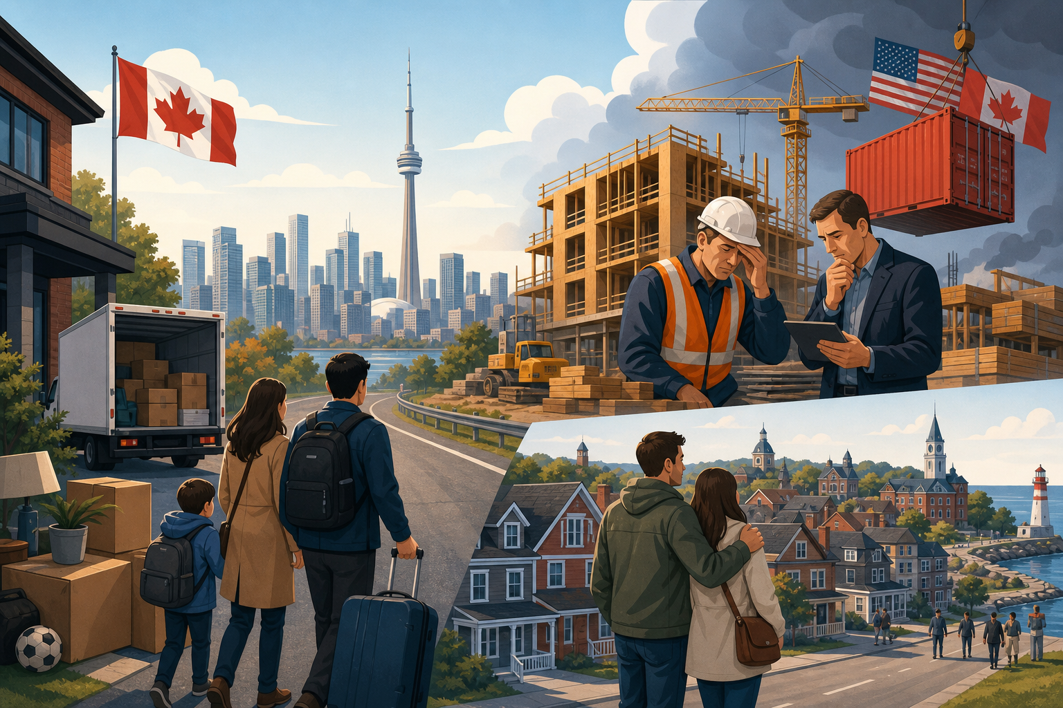 CMHC Cuts Housing Forecast as Tariff Uncertainty and Toronto's First Population Drop in Decades Collide post image