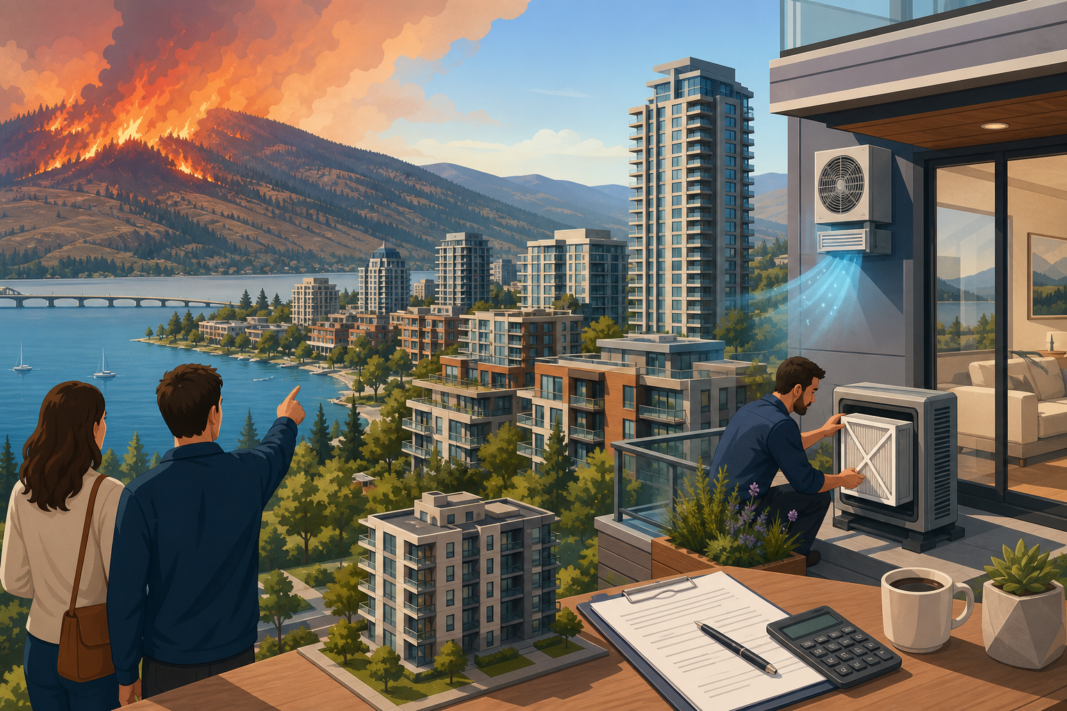 Kelowna Tops Canada's 2026 Wildfire Risk Rankings: What Condo Buyers Need to Know post image