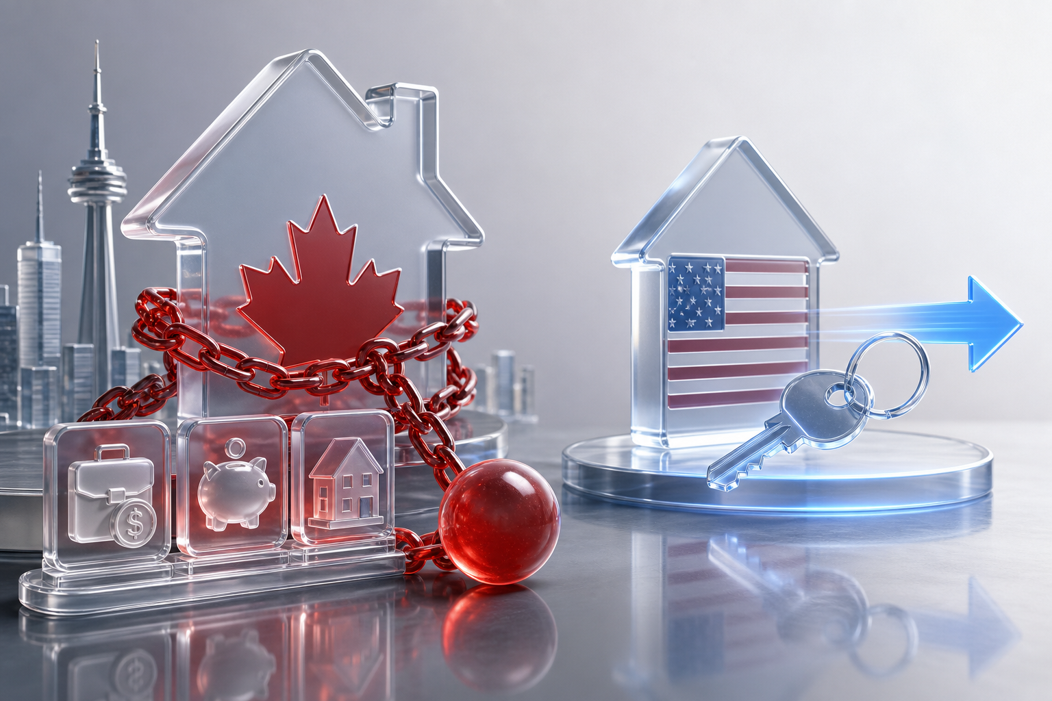 Why Canadian Homeowners Can't Walk Away From Underwater Mortgages the Way Americans Did in 2008 post image