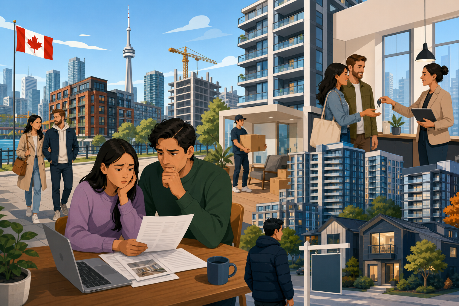 Canadian Rents Drop 4% to $2,037, But 'Stabilization' Still Means Unaffordable for Most post image