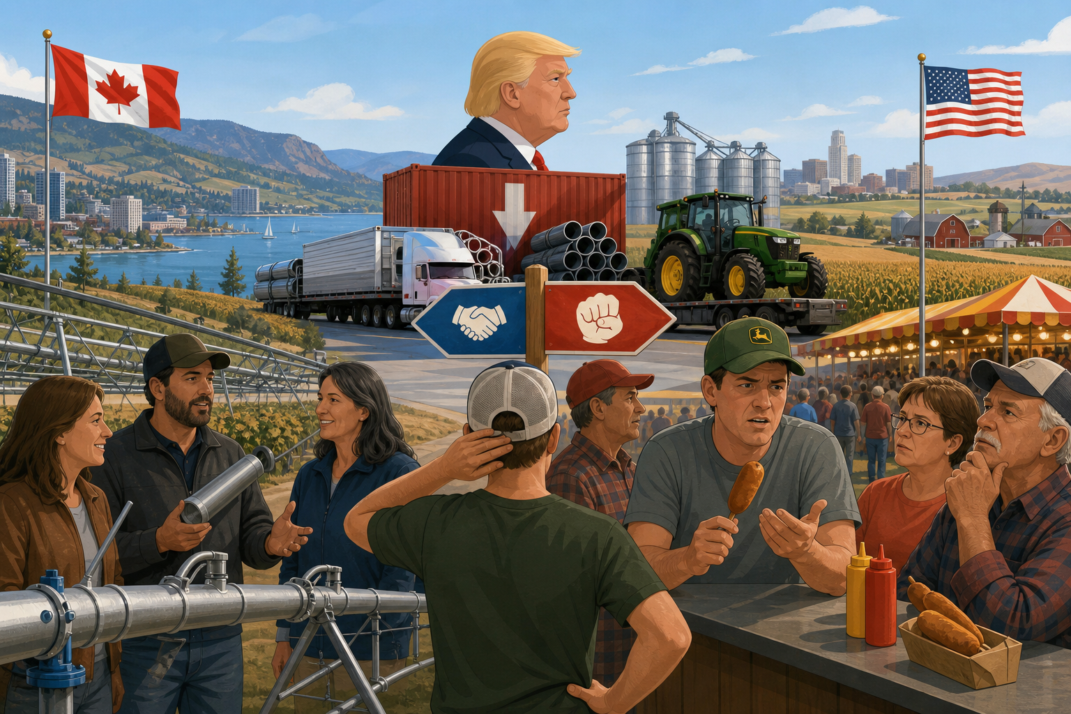 Trump's Tariffs Are Splitting Iowa Voters on Whether Canada Deserves Friend or Foe Treatment post image