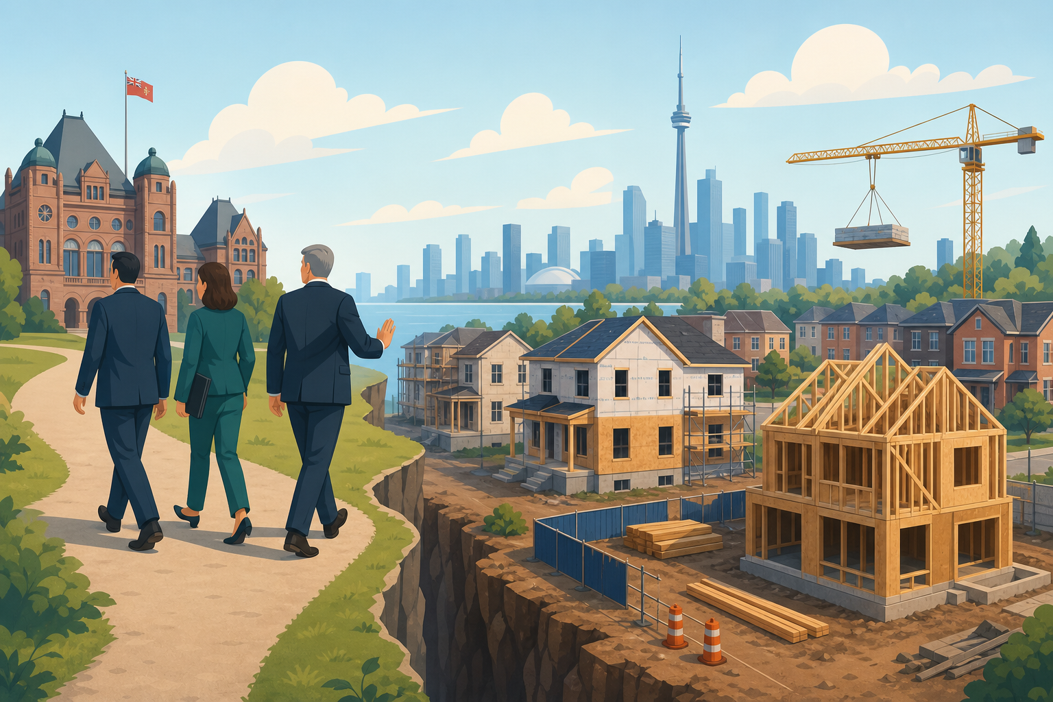 Ontario falling further behind its 1.5 million new homes target as ministers back away from the goal post image