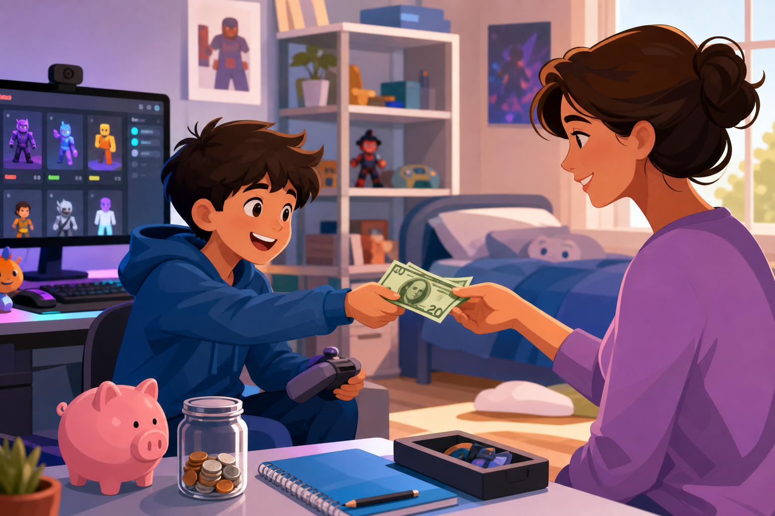 Your kid will blow their first paycheque anyway, let them practice now with $20 post image