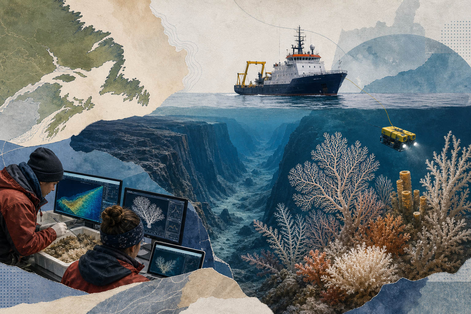Scientists Map 150-Kilometre Canyons and Century-Old Coral Forests Off Newfoundland Coast