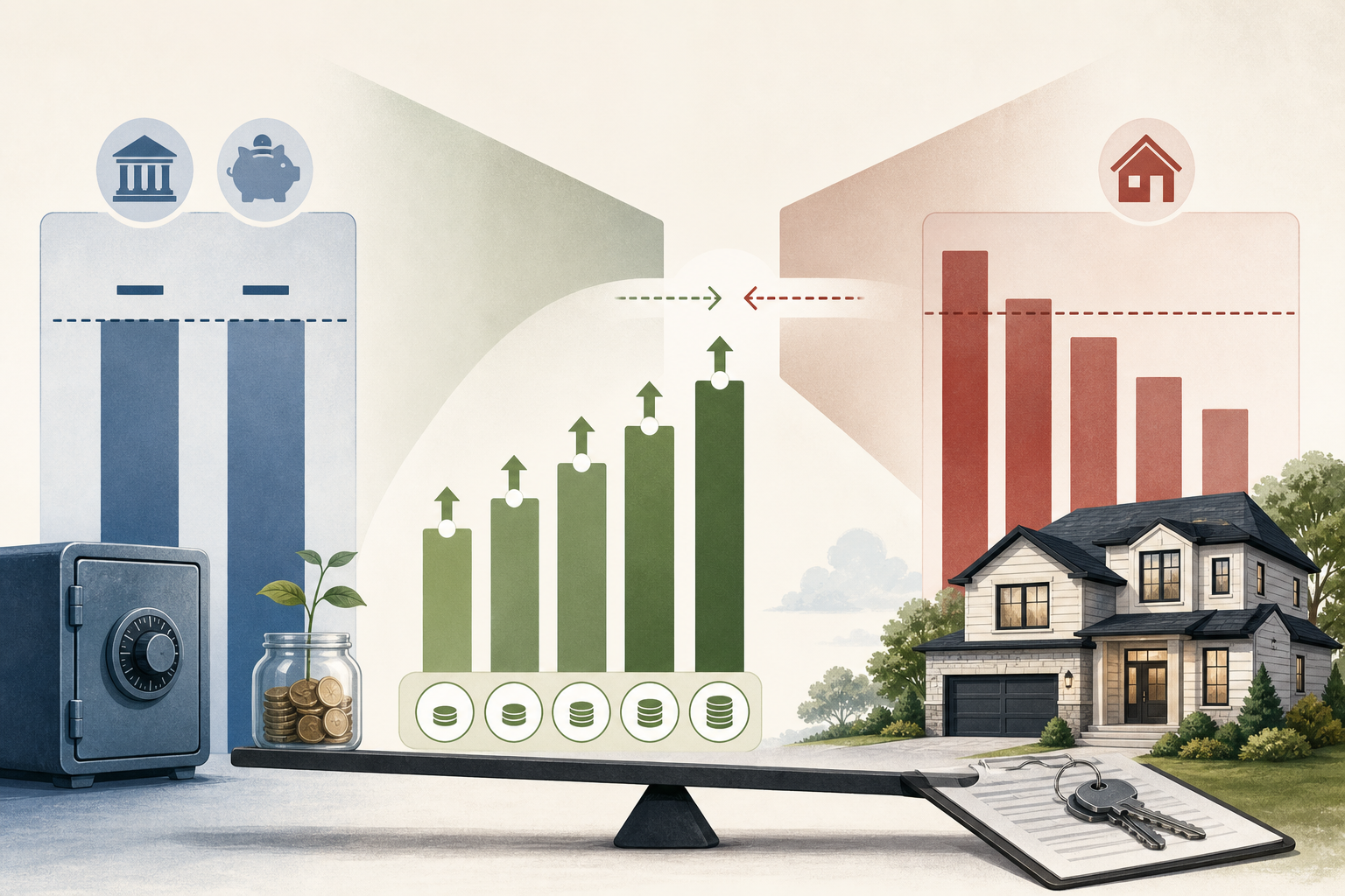 GICs Are Paying What Mortgages Cost, and That Changes the Math