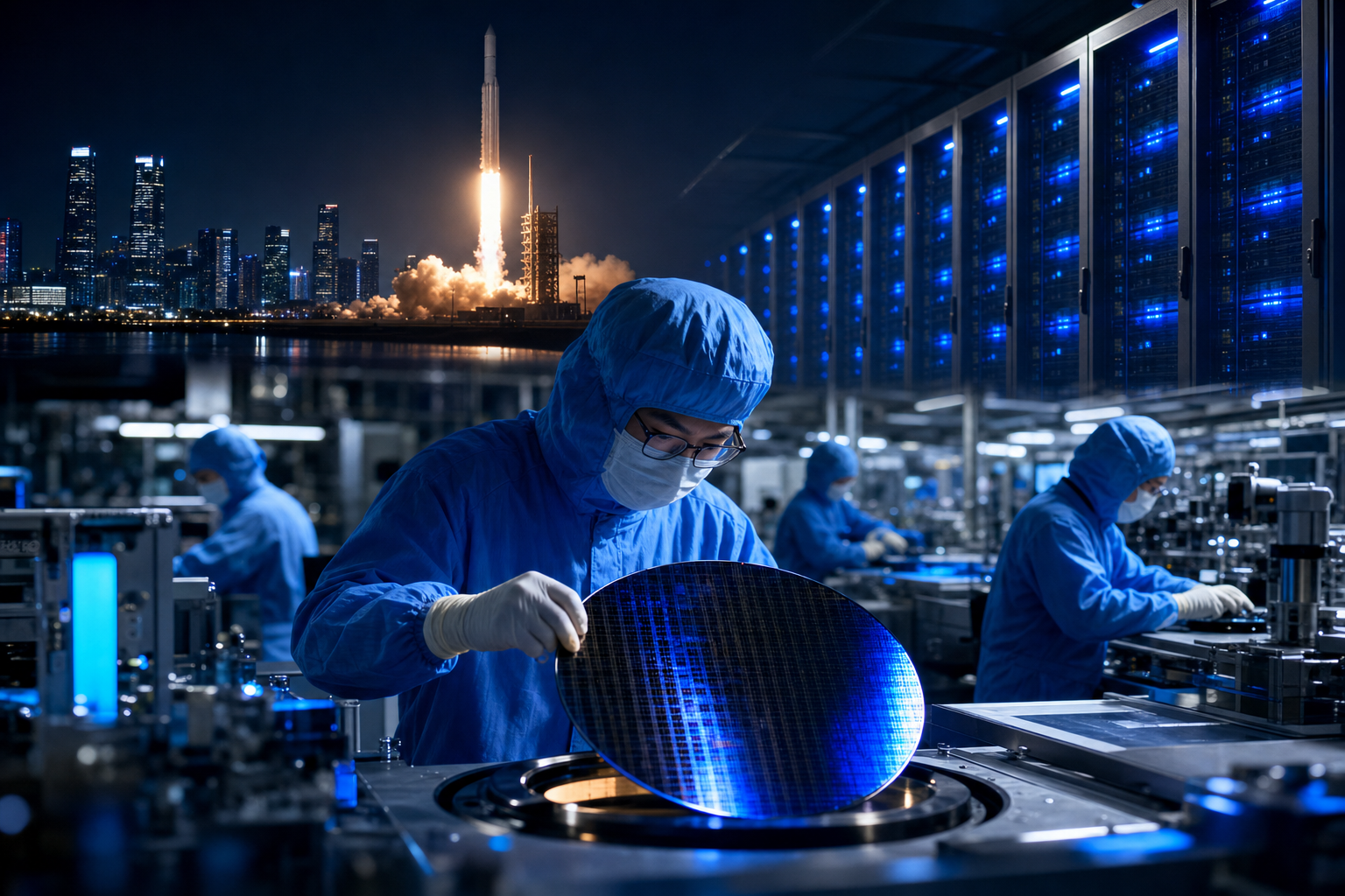 7 Asian Chipmakers and Component Suppliers Set to Capture SpaceX and OpenAI Overflow Capital