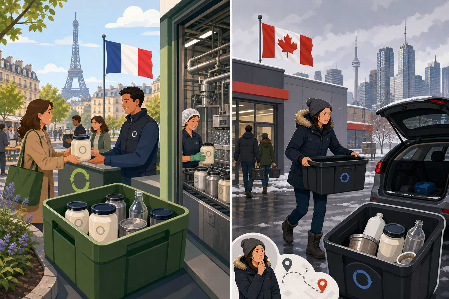 Loop's Returnable Packaging Thrived in France But Died in Canada: The Missing Infrastructure Nobody Mentioned