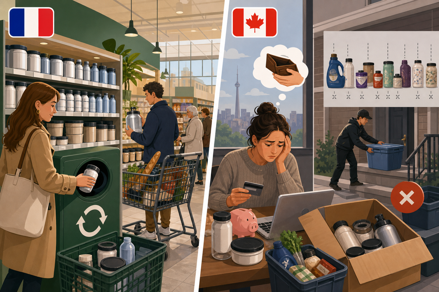 France Runs a Working Returnable-Packaging System. Canada's Pilot Collapsed. What Changed?