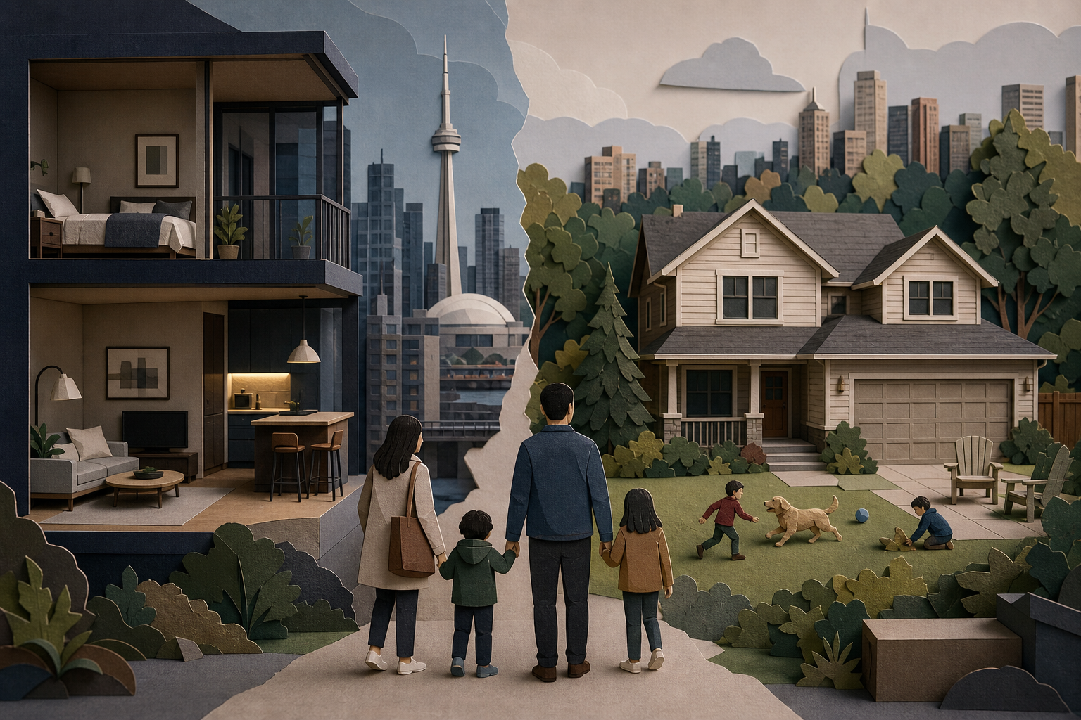 A two-bedroom in Toronto now costs what a four-bedroom with a yard costs in Edmonton