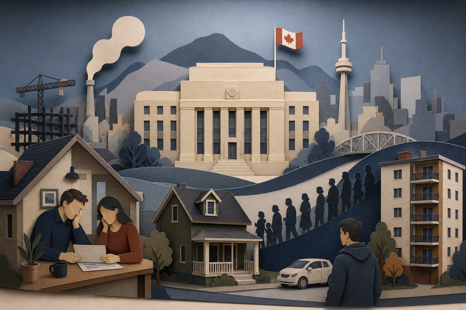 Five rate holds in a row: What Canada's stalling economy means for your borrowing costs