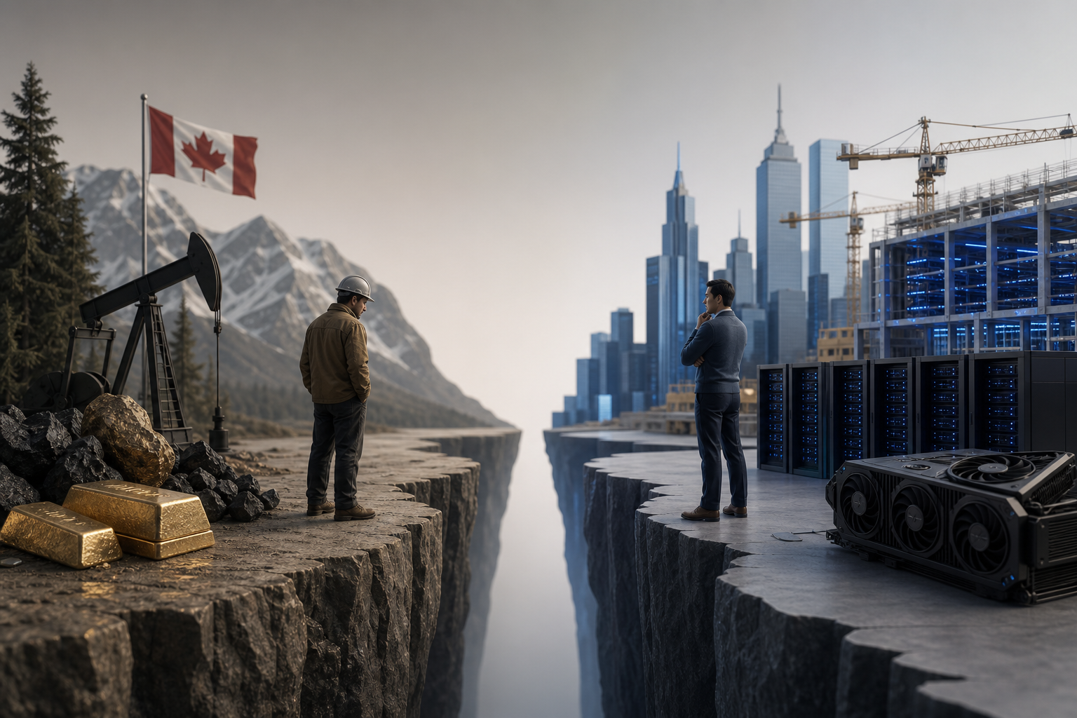 Commodity slump drags TSX while AI volatility tells a different story south of the border